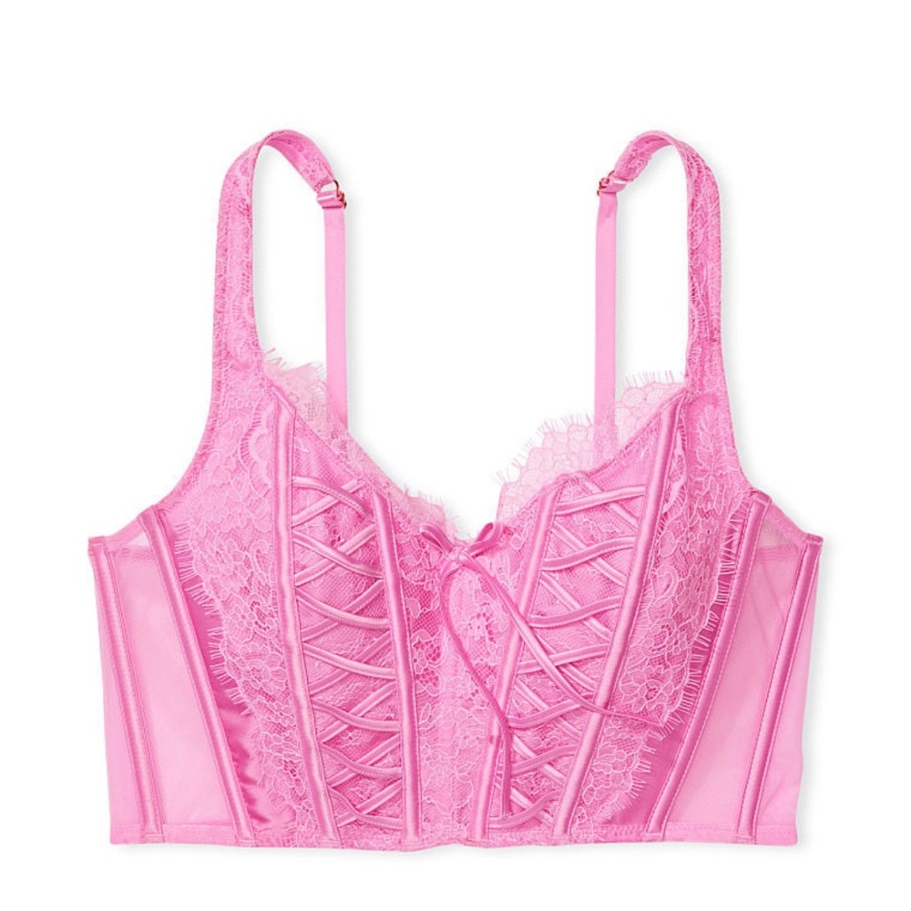 Hot pink corset
